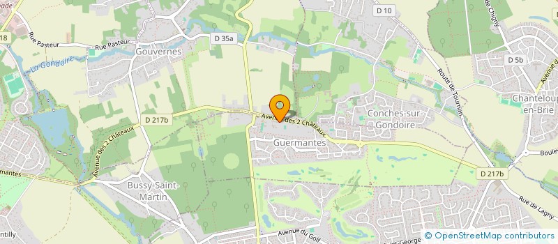 localisation de l'entreprise SCI AMORIN SANTA MARTA  GUERMANTES