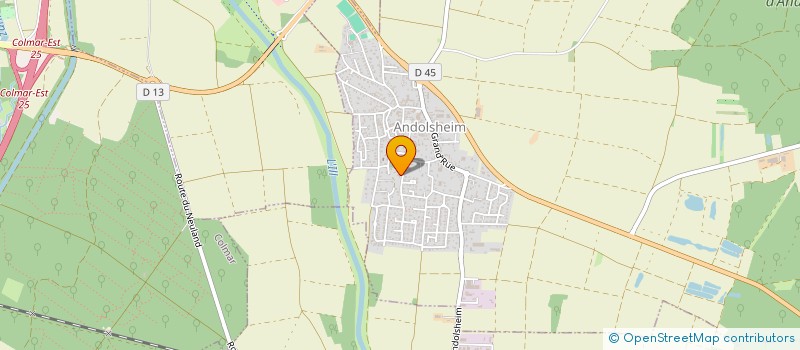 localisation de l'entreprise SCI AMORISE  ANDOLSHEIM