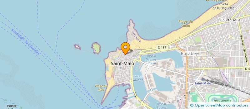 localisation de l'entreprise SCI AMOROSA  SAINT-MALO