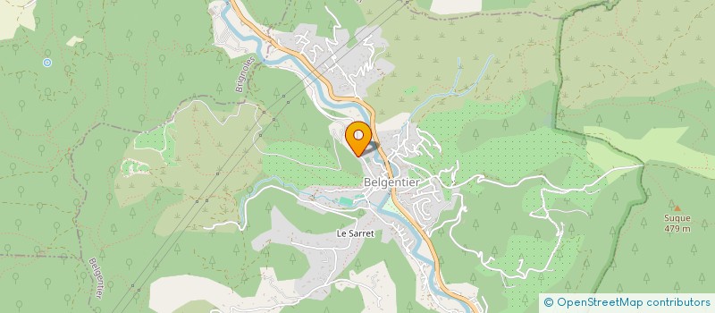 localisation de l'entreprise SCI AMOROSO  BELGENTIER