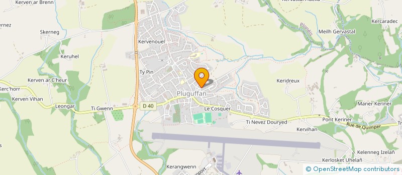 localisation de l'entreprise SCI AMOS  PLOMELIN