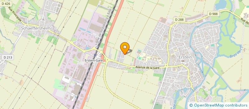 localisation de l'entreprise SCI AMOS  ERSTEIN