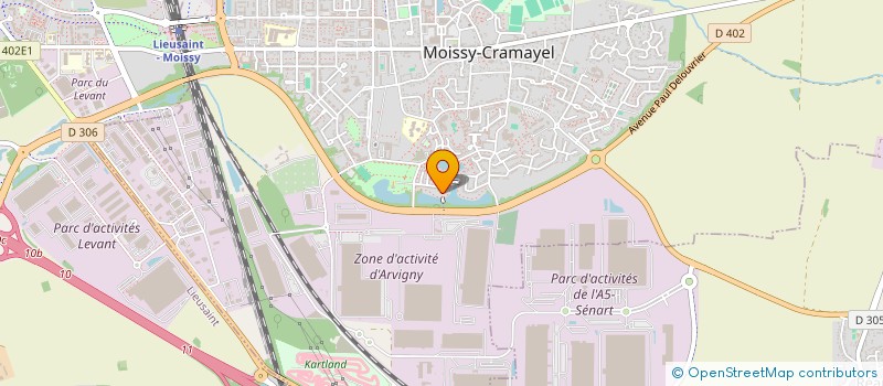 localisation de l'entreprise SCI AMOUHAL à MOISSY-CRAMAYEL