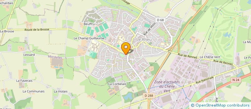 localisation de l'entreprise SCI AMOUR  RENNES