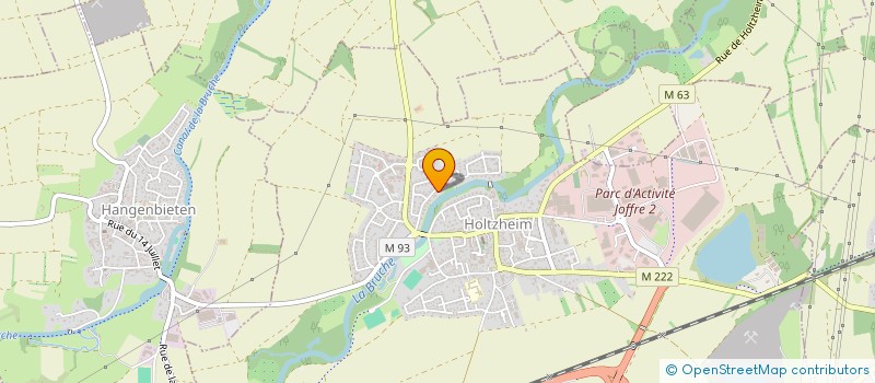 localisation de l'entreprise SCI AMOUR  HOLTZHEIM