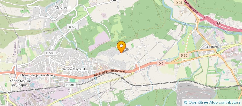 localisation de l'entreprise SCI AMOUR-USO  MEYREUIL