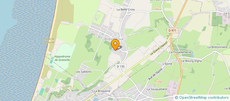 localisation de l'entreprise SCI AMOY  BREVILLE-SUR-MER