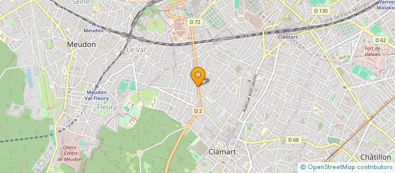 localisation de l'entreprise SCI AMP  CLAMART