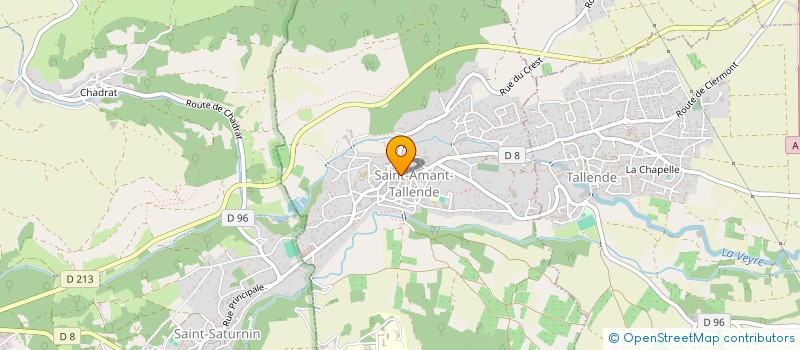 localisation de l'entreprise SCI AMP  SAINT-AMANT-TALLENDE