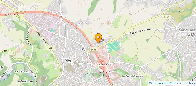 localisation de l'entreprise SCI AMP  PLERIN