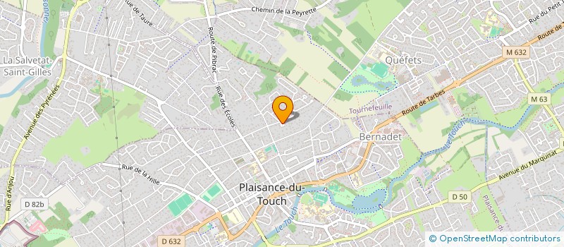 localisation de l'entreprise SCI AMP  PLAISANCE-DU-TOUCH