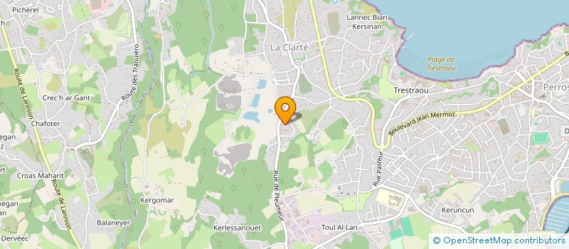 localisation de l'entreprise SCI AMP  PERROS-GUIREC