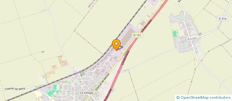 localisation de l'entreprise SCI AMP TP NESLE  WITRY-LES-REIMS