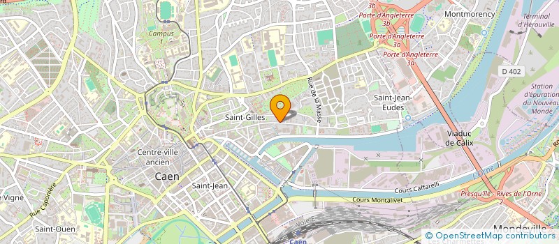 localisation de l'entreprise SCI AMPERE à CAEN