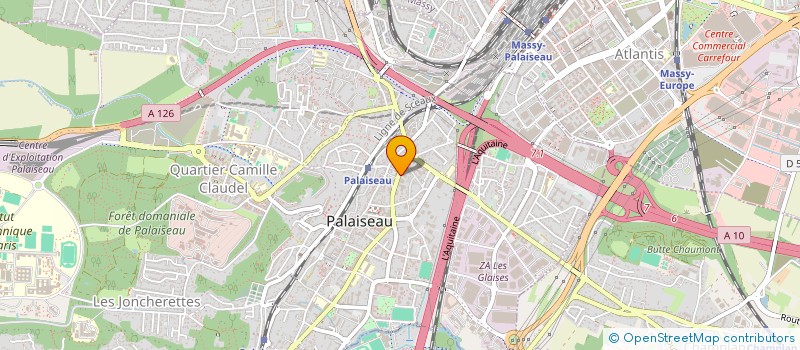 localisation de l'entreprise SCI AMPERE à PALAISEAU