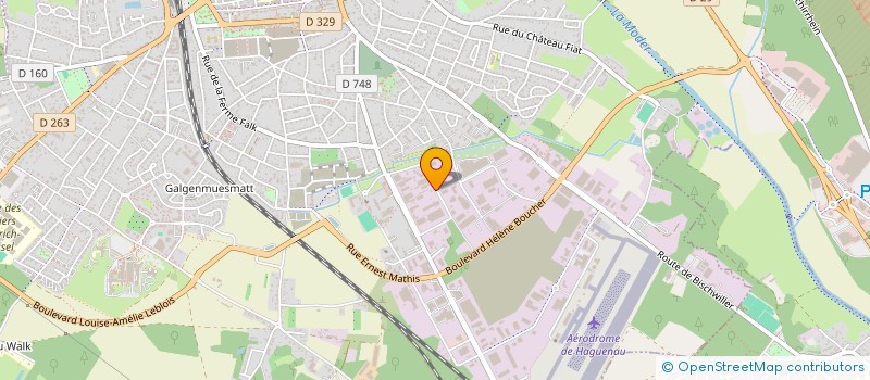 localisation de l'entreprise SCI AMPERE  HAGUENAU