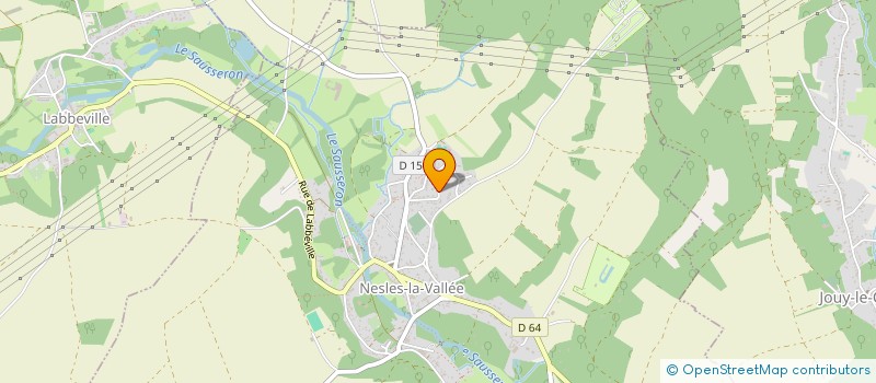 localisation de l'entreprise SCI AMPERE  NESLES-LA-VALLEE