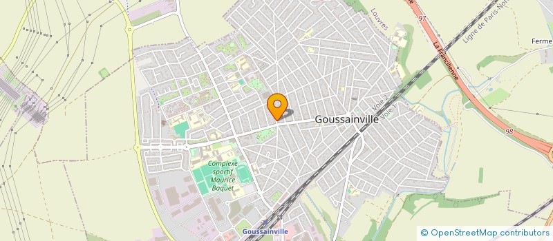 localisation de l'entreprise SCI AMPERE à GOUSSAINVILLE
