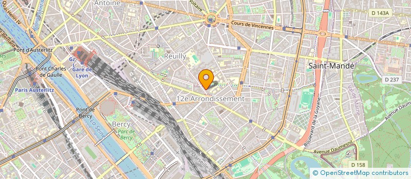 localisation de l'entreprise SCI AMPERE 77  PARIS