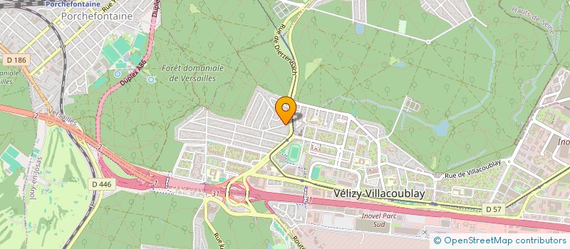 localisation de l'entreprise SCI AMPERE  VELIZY-VILLACOUBLAY