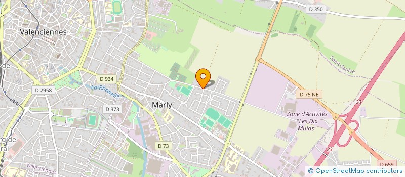 localisation de l'entreprise SCI AMPERE à MARLY