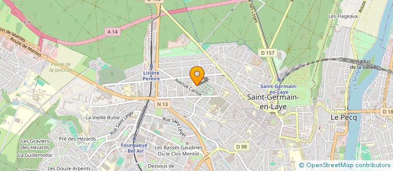 localisation de l'entreprise SCI AMPERE  SAINT-GERMAIN-EN-LAYE