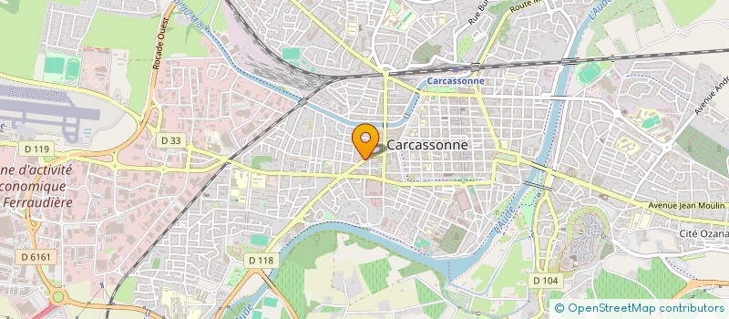 localisation de l'entreprise SCI AMPERE BERGES à CARCASSONNE