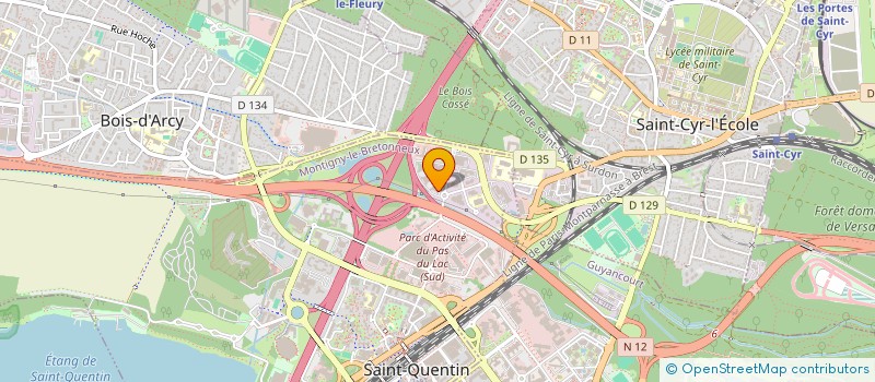 localisation de l'entreprise SCI AMPERIC IMMOBILIER  MONTIGNY-LE-BRETONNEUX