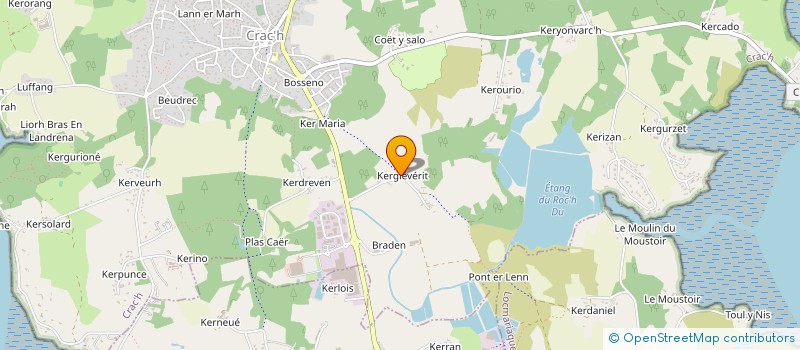 localisation de l'entreprise SCI AMPHI  CRACH