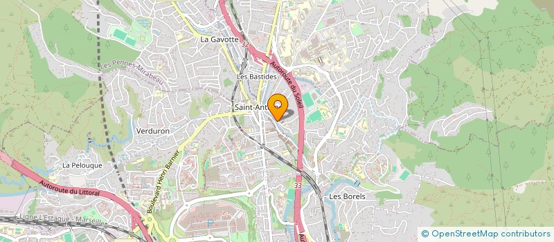localisation de l'entreprise SCI AMPHORA SAADALLAH à MARSEILLE
