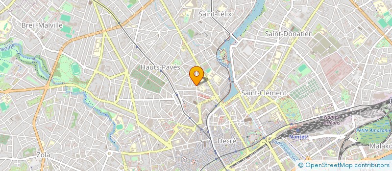 localisation de l'entreprise SCI AMPHYTRA à NANTES
