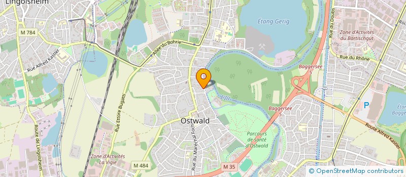 localisation de l'entreprise SCI AMPLIFICATUM  OSTWALD