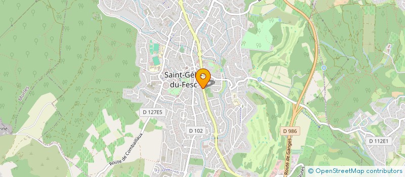 localisation de l'entreprise SCI AMPLIMMO  SAINT-GELY-DU-FESC