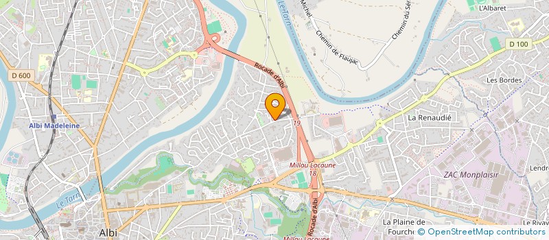 localisation de l'entreprise SCI AMPLITUDE à ALBI