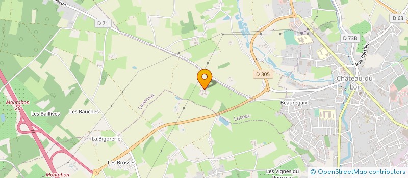 localisation de l'entreprise SCI AMPT FRANCE  LAVERNAT