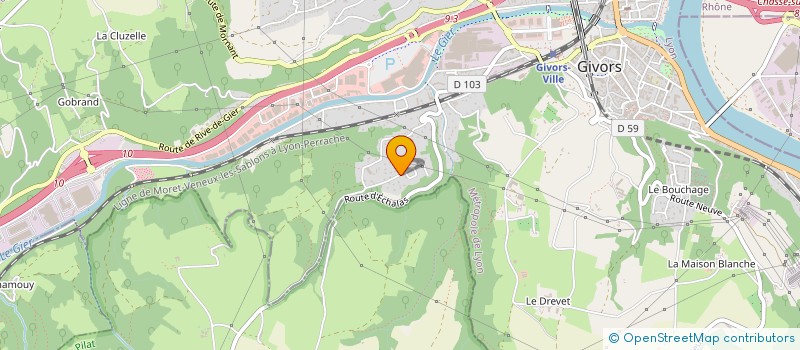 localisation de l'entreprise SCI AMPUIS 26  GIVORS