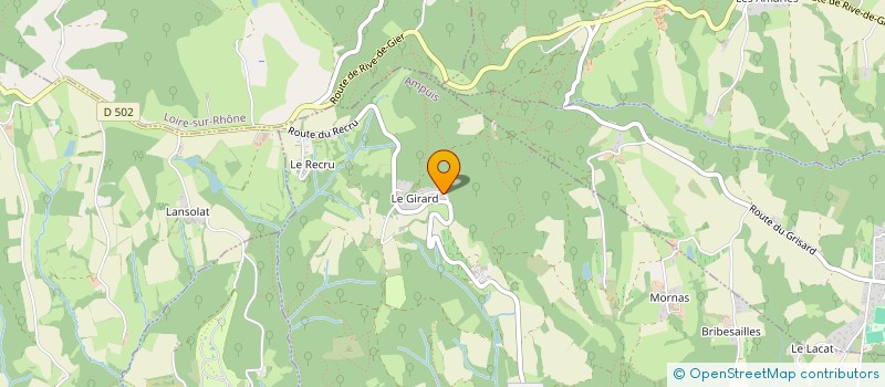 localisation de l'entreprise SCI AMPUIS POULAT  AMPUIS