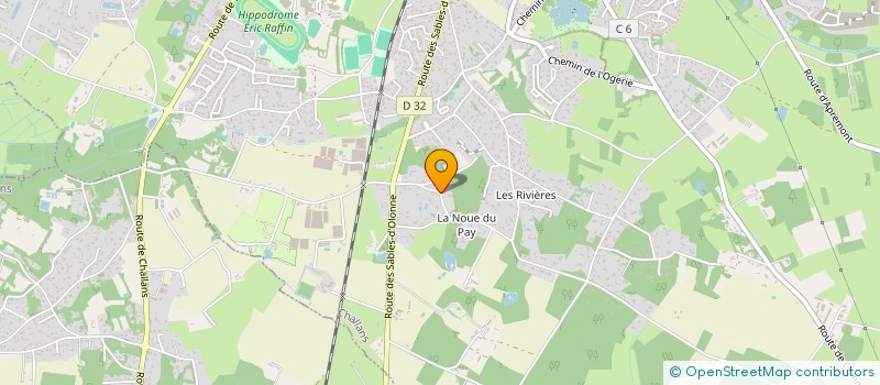 localisation de l'entreprise SCI AMPVB à CHALLANS