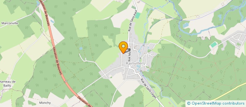 localisation de l'entreprise SCI AMR  RAINVILLERS