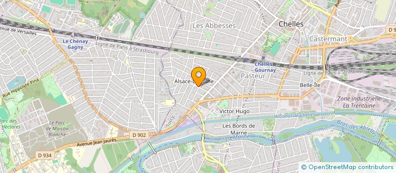 localisation de l'entreprise SCI AMR  PARIS