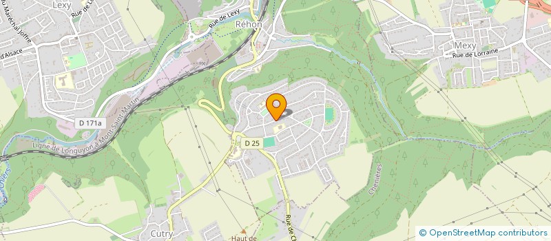 localisation de l'entreprise SCI AMR  REHON