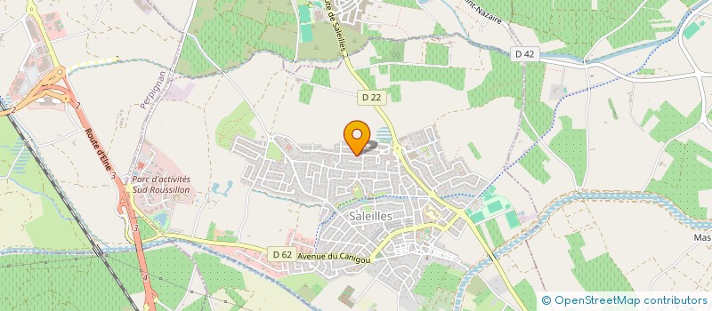 localisation de l'entreprise SCI AMR  SALEILLES