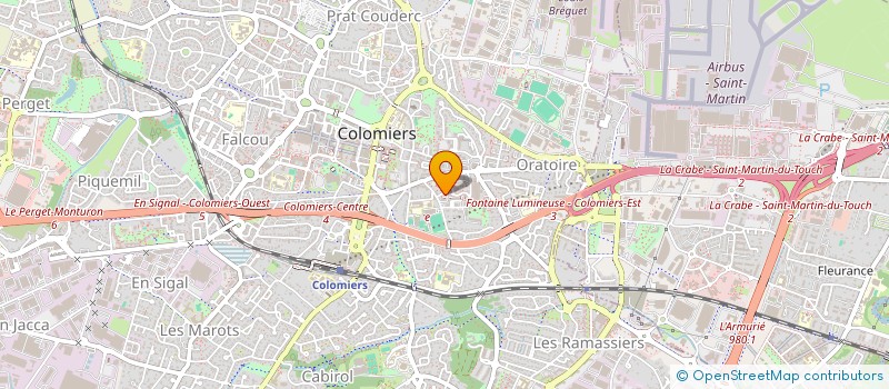 localisation de l'entreprise SCI AMR à COLOMIERS