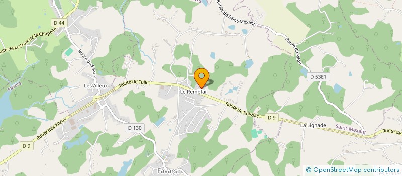 localisation de l'entreprise SCI AMR2F  FAVARS