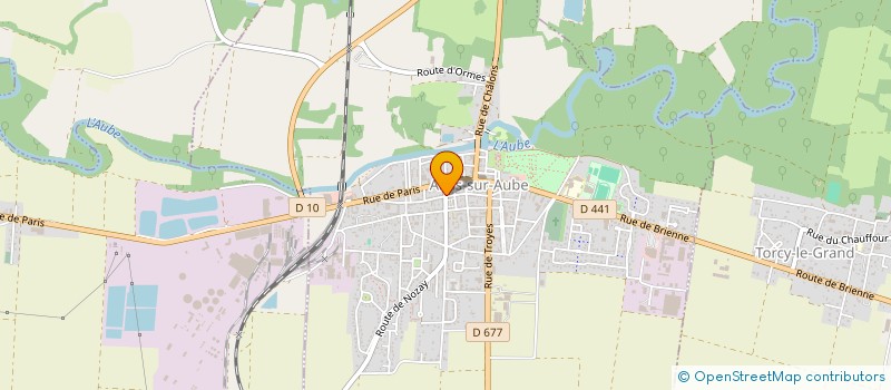 localisation de l'entreprise SCI AMROUCHE  ARCIS-SUR-AUBE