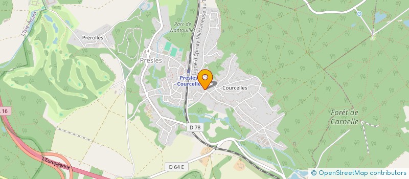 localisation de l'entreprise SCI AMROUZ  PRESLES