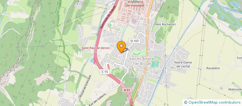 localisation de l'entreprise SCI AMRP à VARCES-ALLIERES-ET-RISSET