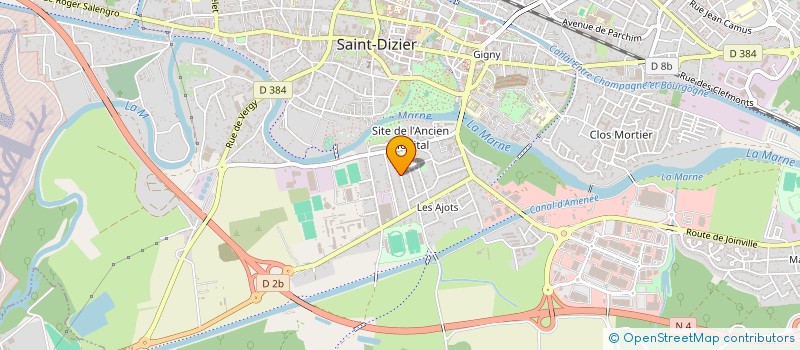 localisation de l'entreprise SCI AMS à SAINT-DIZIER