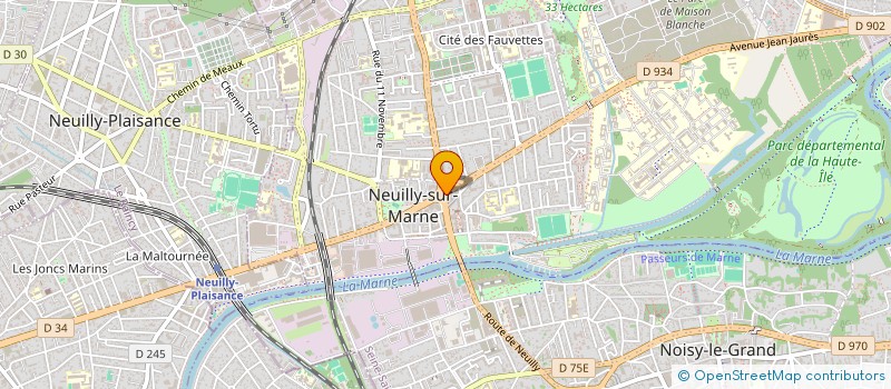 localisation de l'entreprise SCI AMS à NEUILLY-SUR-MARNE