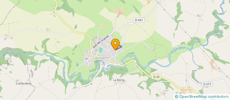 localisation de l'entreprise SCI AMSO  SALMIECH